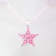 Star - Andromeda-Salmon Organza - 1